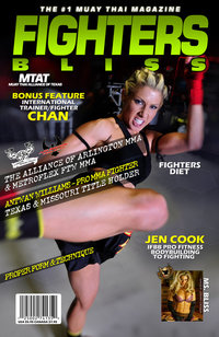 Jen Cook IFBB Pro Fitness Model training with Arlington MMA and FT Worth Metroflex Gym